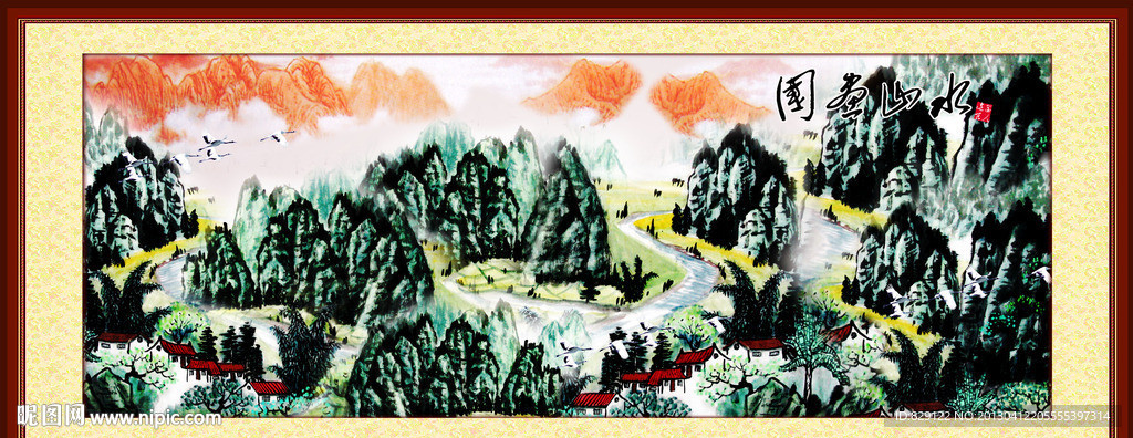 国画山水