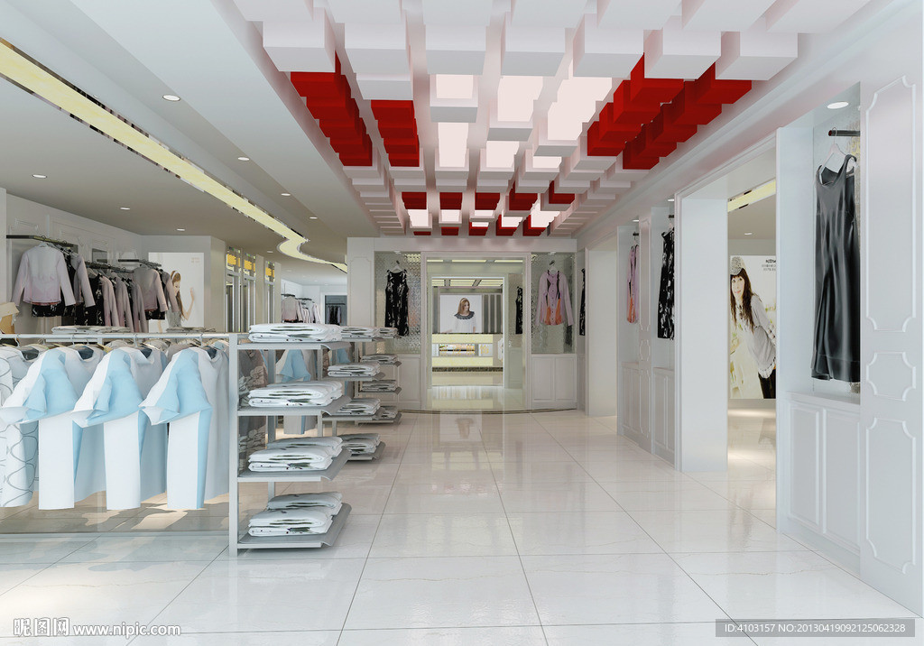 服装店效果图