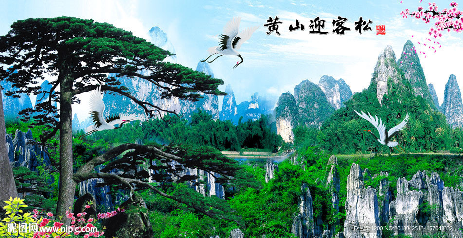 迎客松