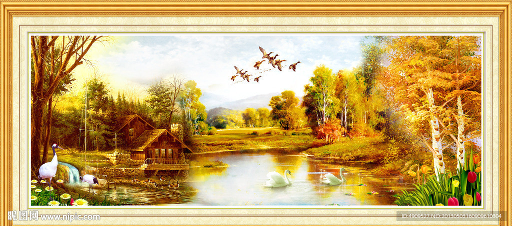 客厅画 山水挂画