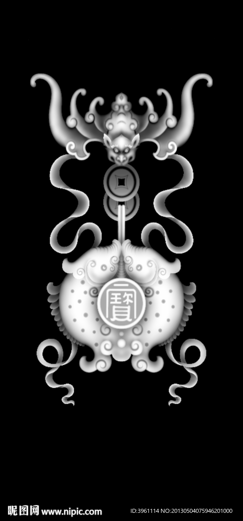 浮雕灰度图