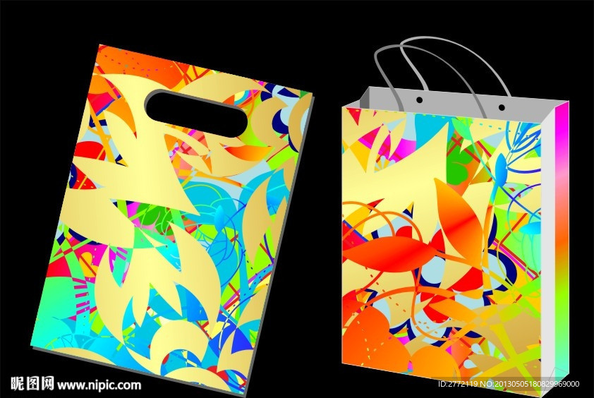 彩绘花款 手袋设计