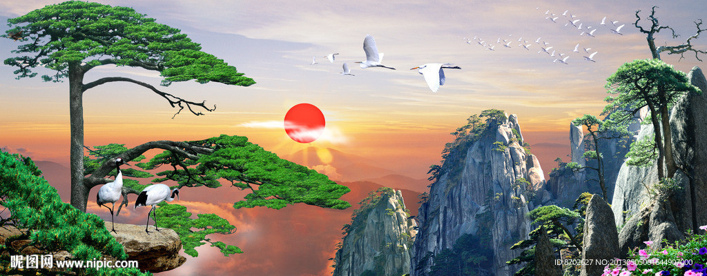 黄山迎客松