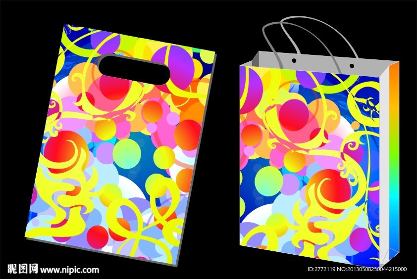 彩珠子灵丽 手提袋