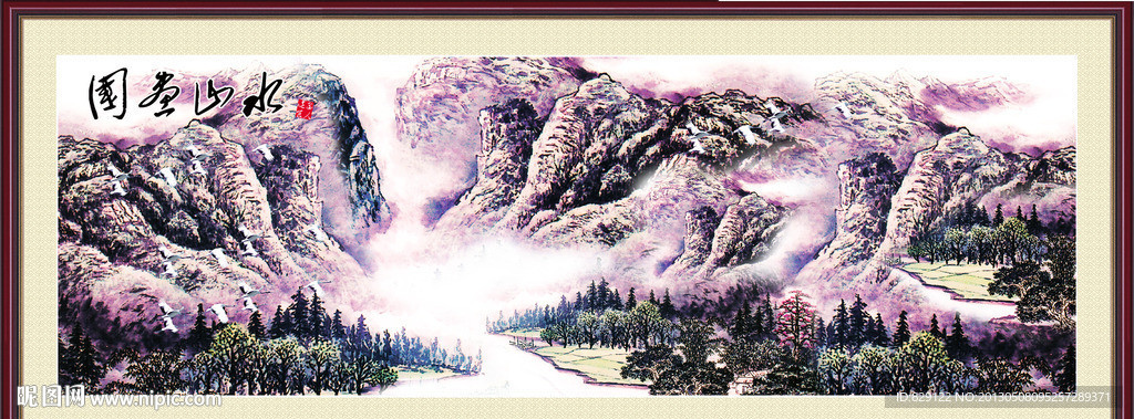 国画山水