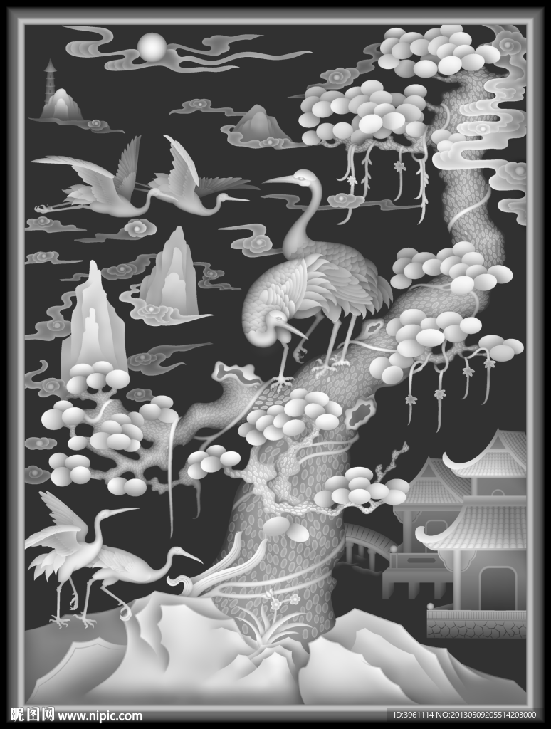 浮雕灰度图