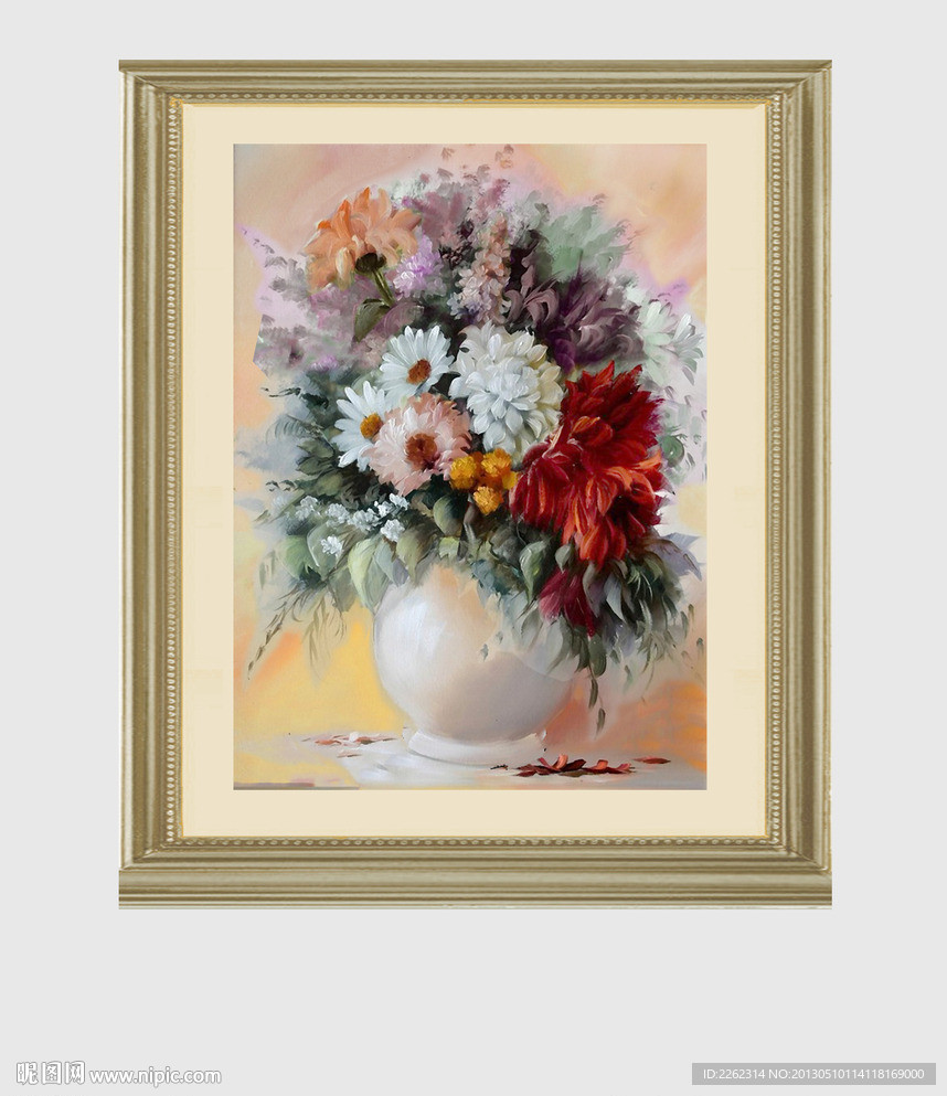 花卉 静物 油画 装饰画