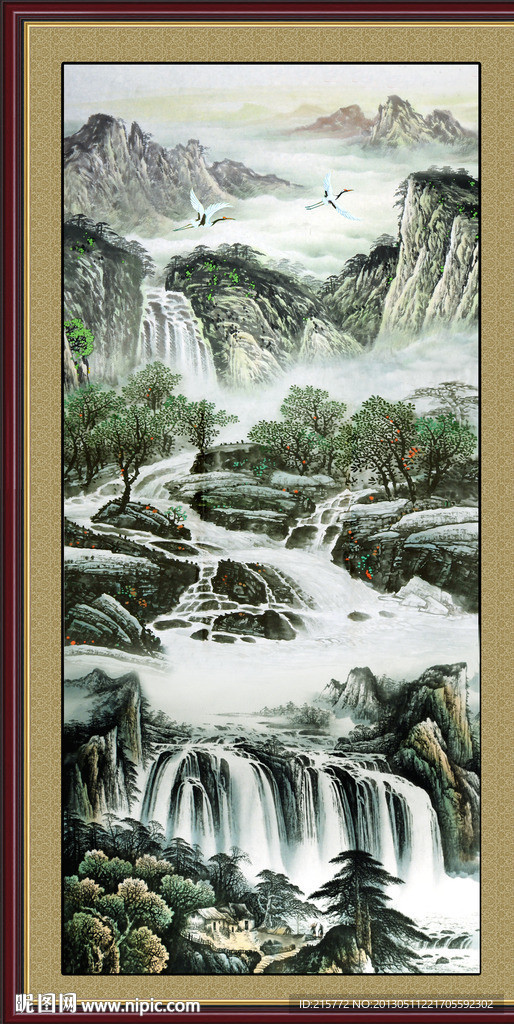 巨幅山水画