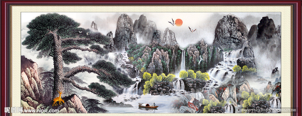 国画风景