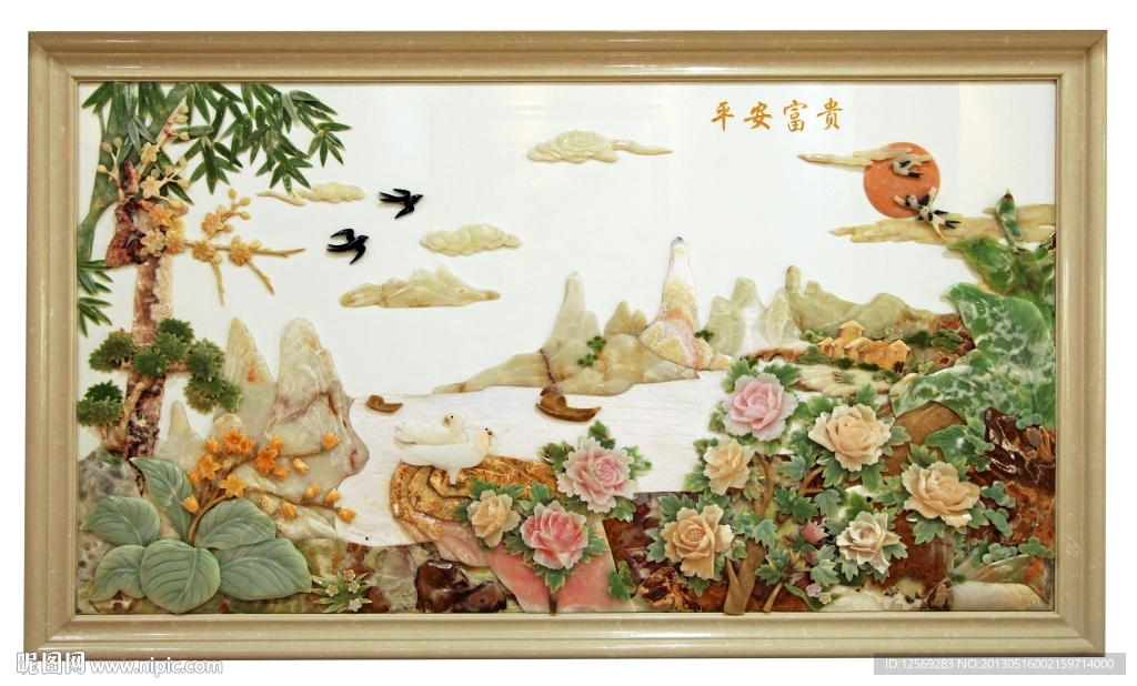 玉石浮雕装饰画