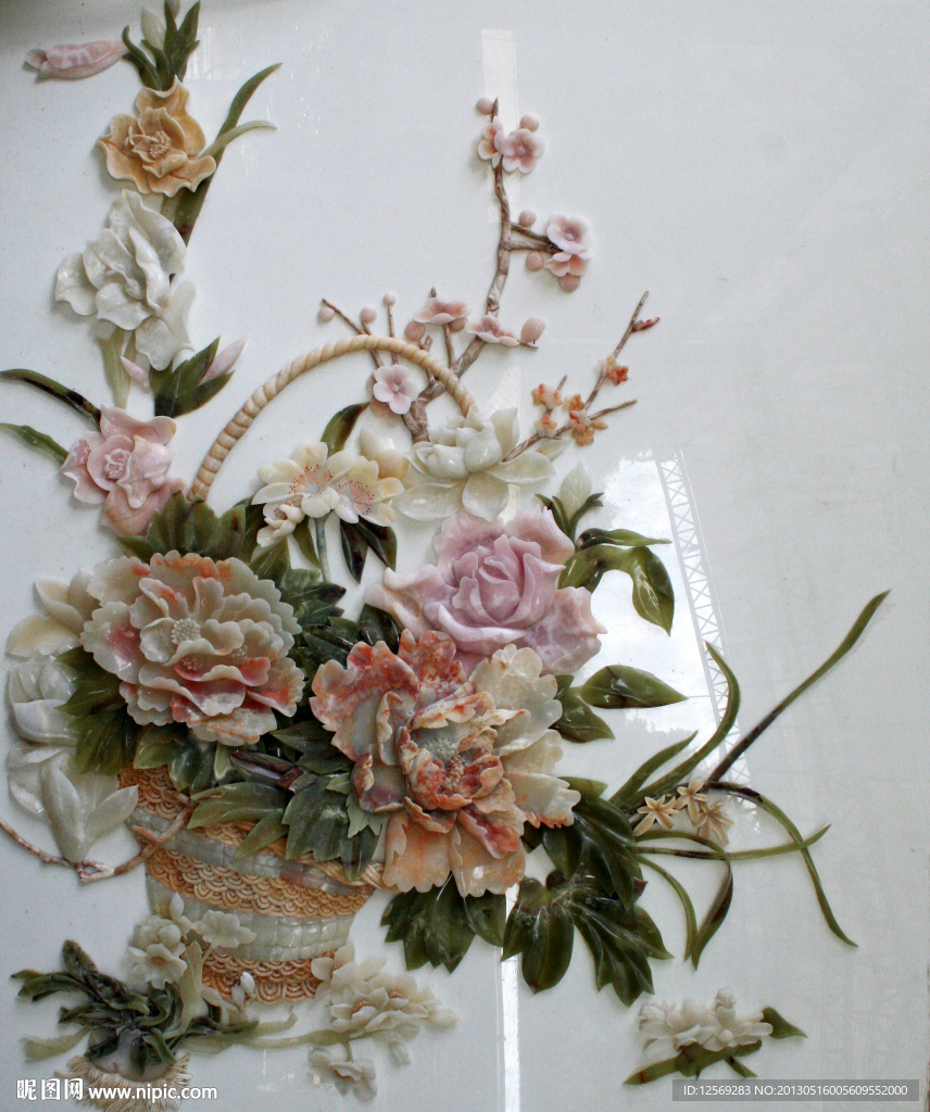 彩色浮雕 墙画 壁画