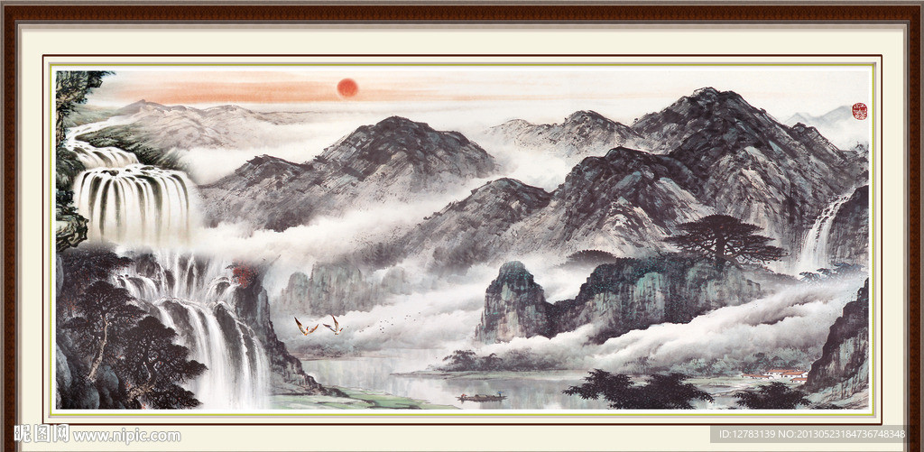 国画山水