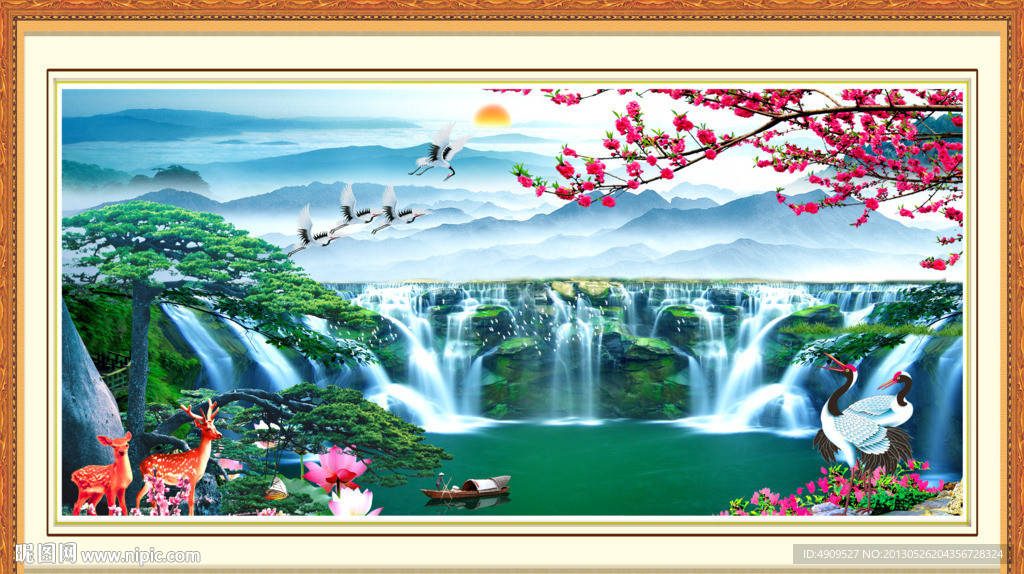 山水风景画