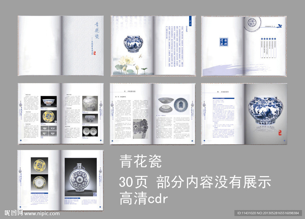 青花瓷 书籍