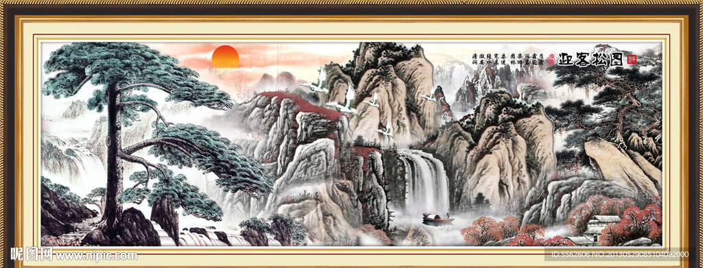 黄山迎客松