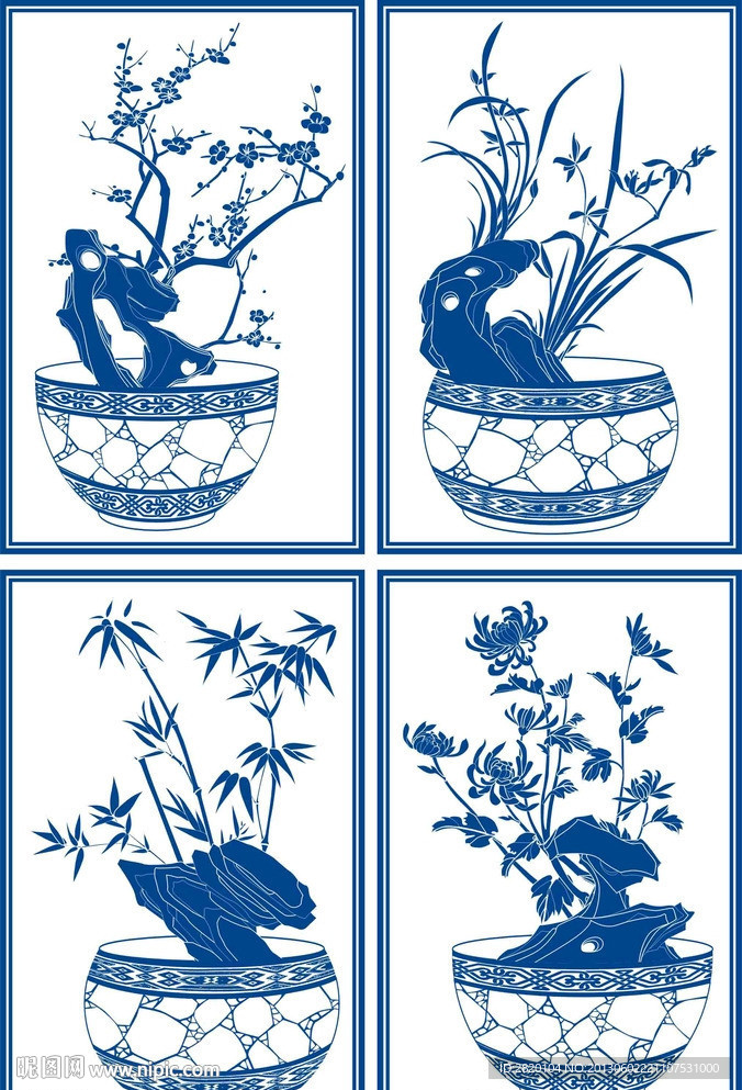 梅兰竹菊