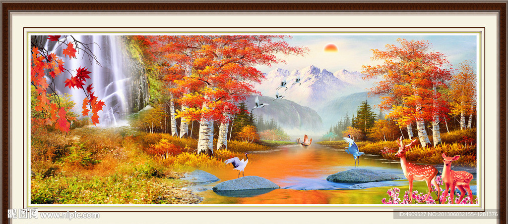 山水国画