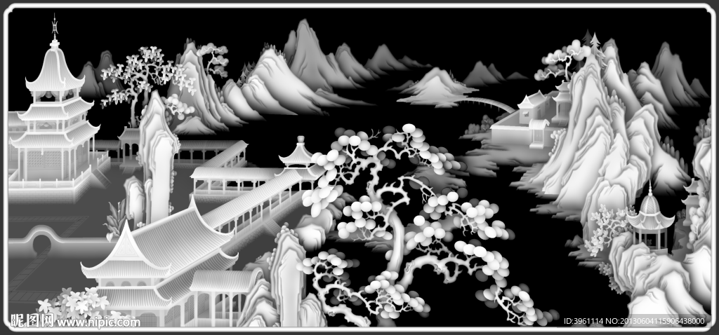浮雕灰度图