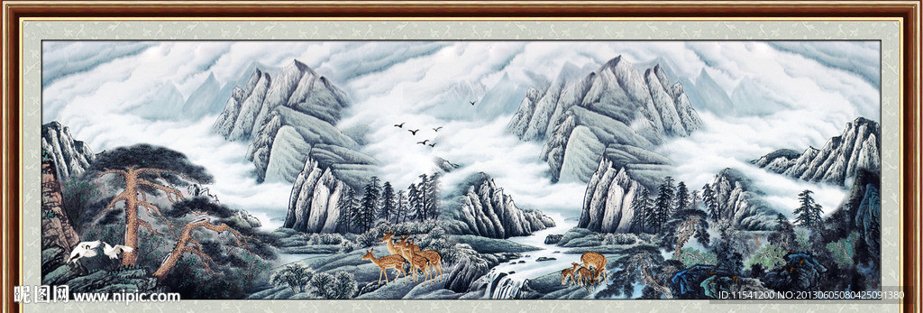 国画山水