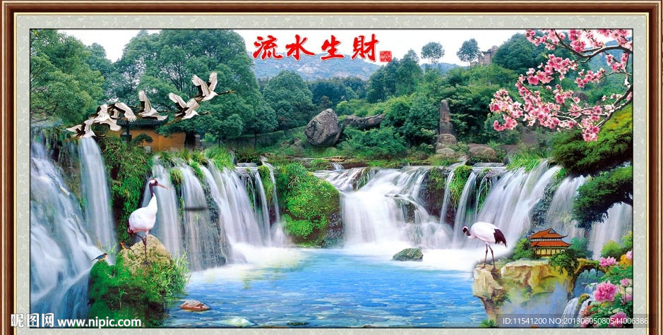 巨幅山水画