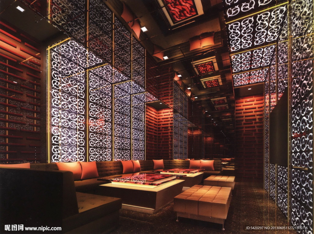 KTV包间布置效果图