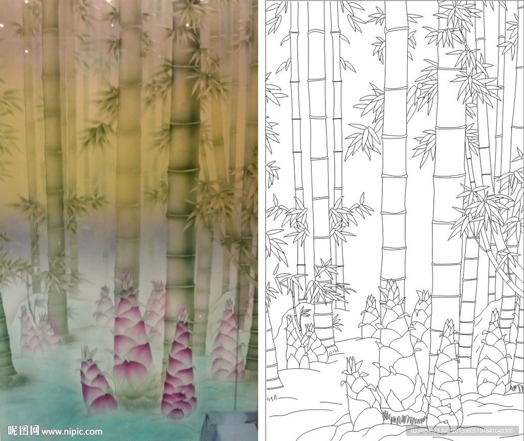 竹子 竹林 竹报平安