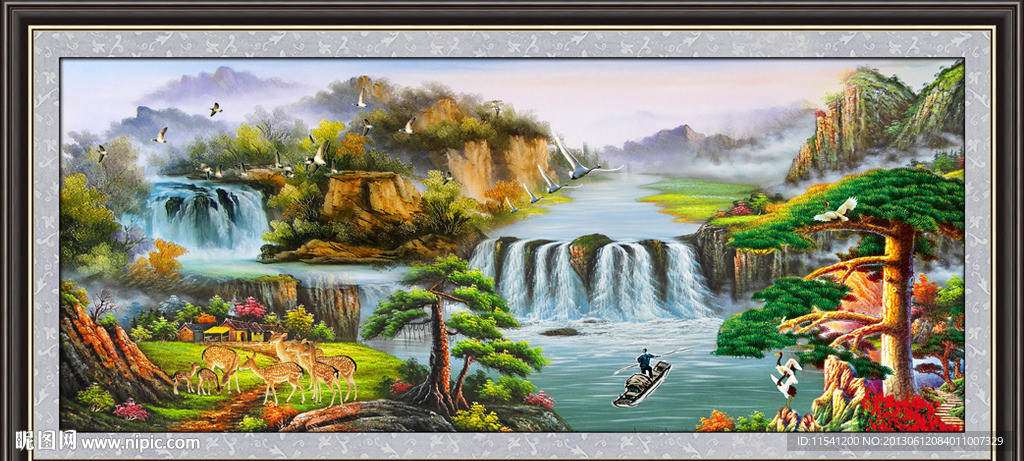 油画 聚宝盆油画
