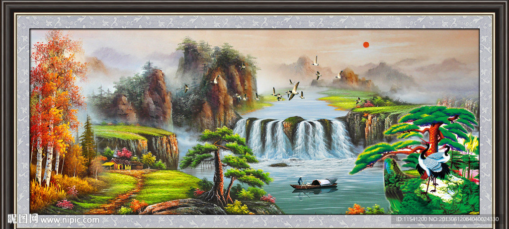 油画 聚宝盆油画