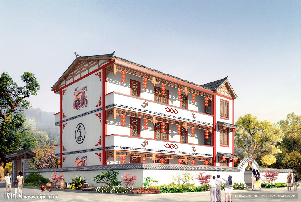 仿古民居