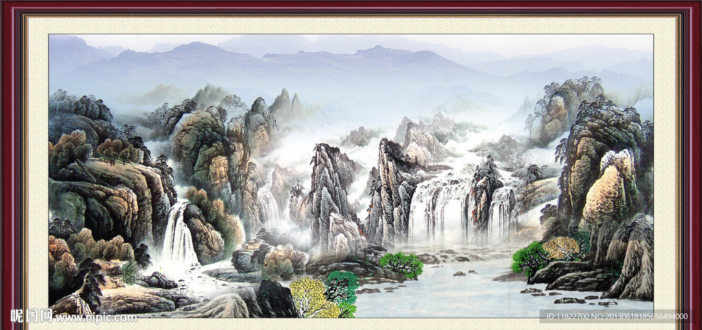 山水国画
