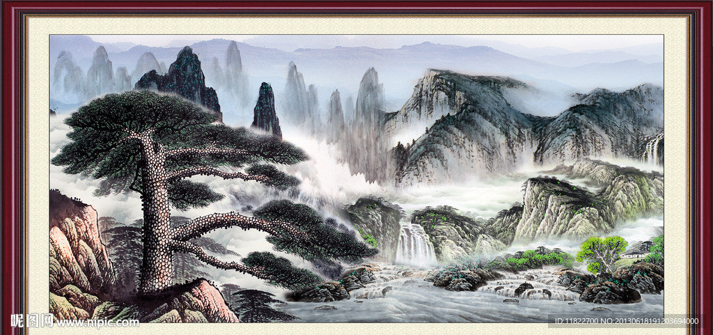 山水国画