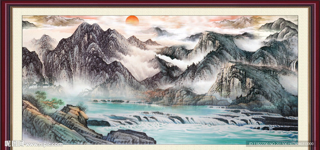 山水国画