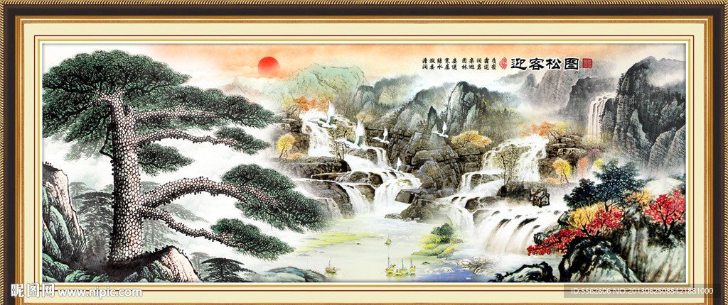 黄山迎客松