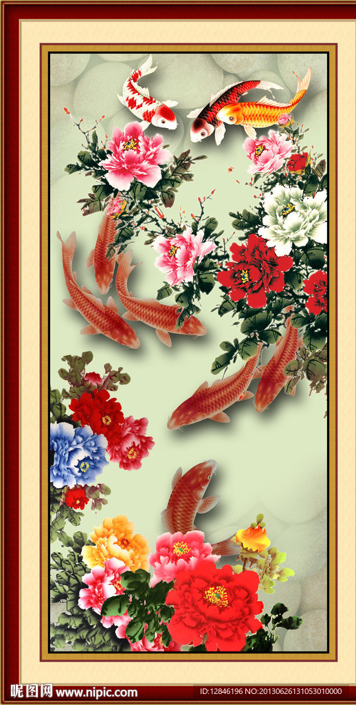 国画牡丹