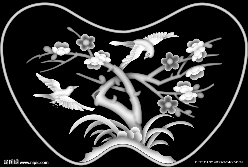 浮雕灰度图