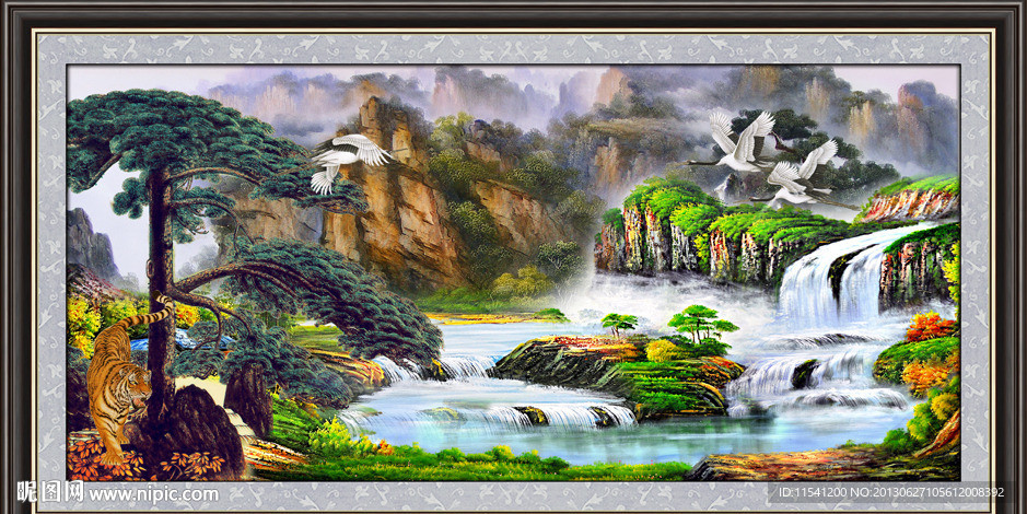 油画 聚宝盆油画