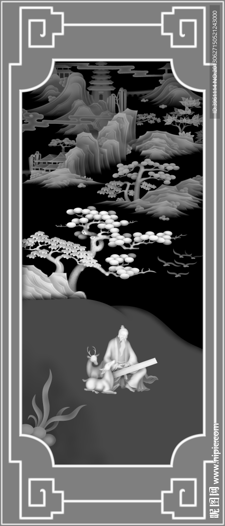 浮雕灰度图