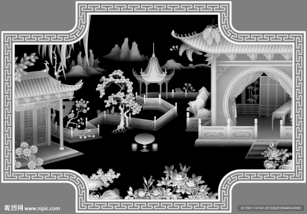 浮雕灰度图