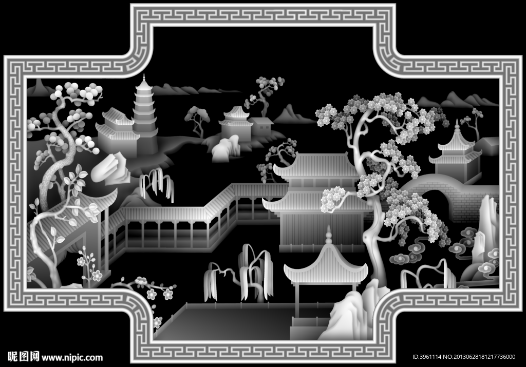 浮雕灰度图
