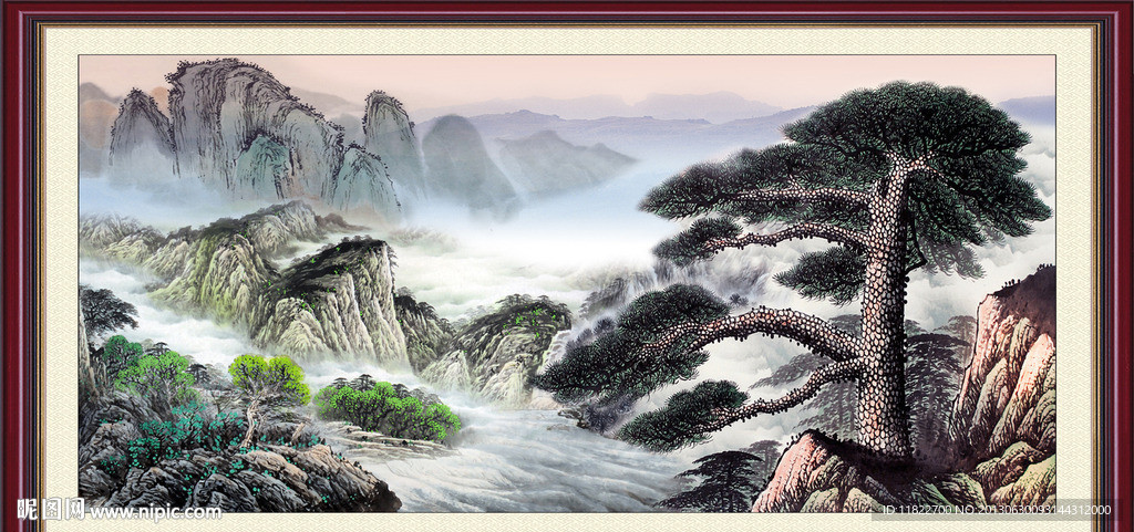 黄山迎客松