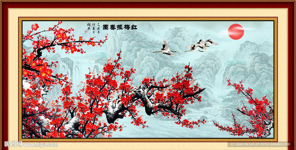 梅花国画