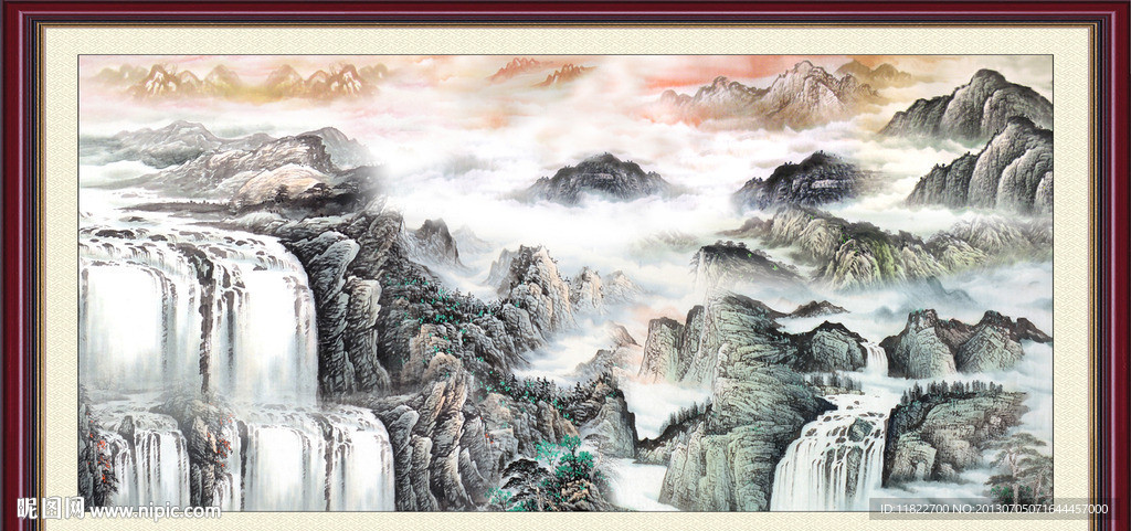 巨幅山水画