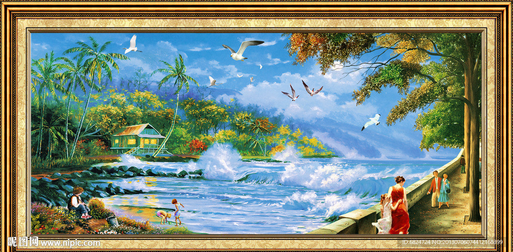 油画