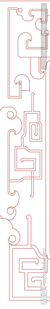 精雕线描图