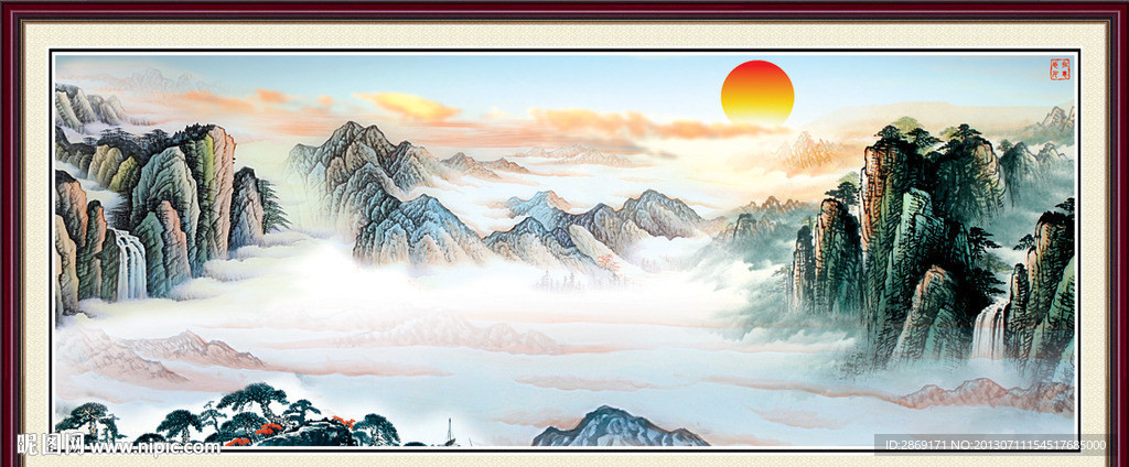 国画山水
