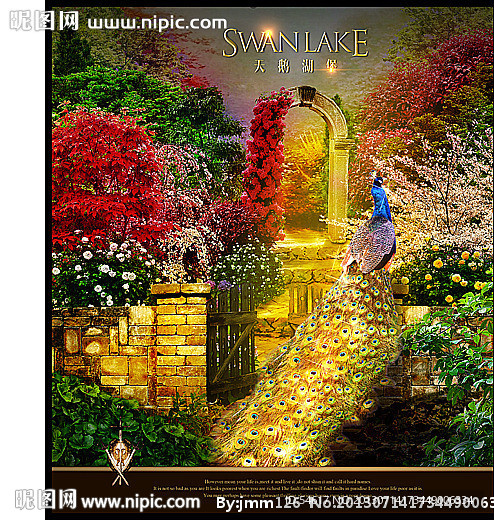 地产广告形象画