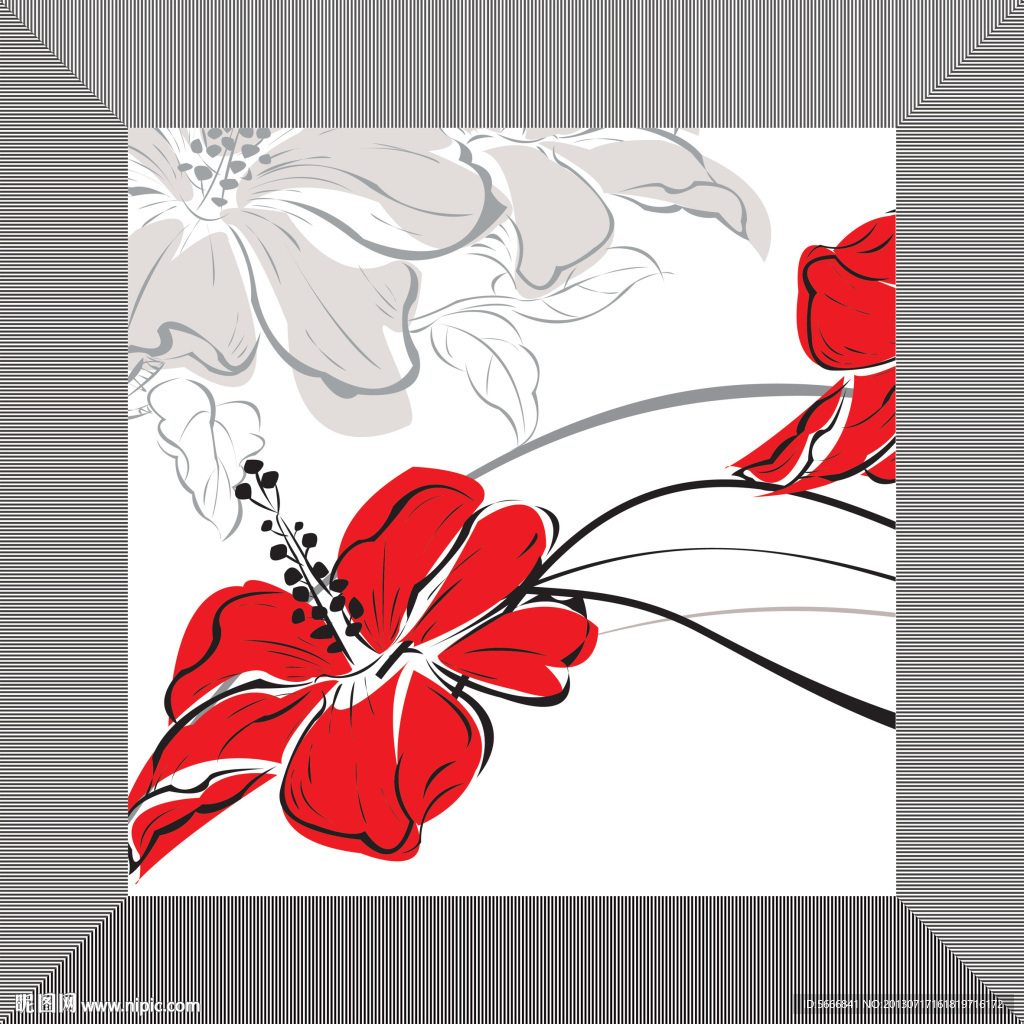 现代无框画