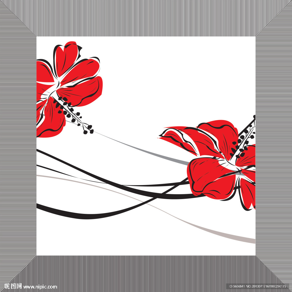 现代无框画