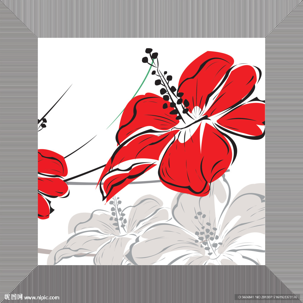 现代无框画
