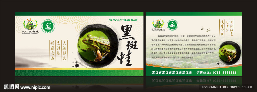 黑斑蛙包装